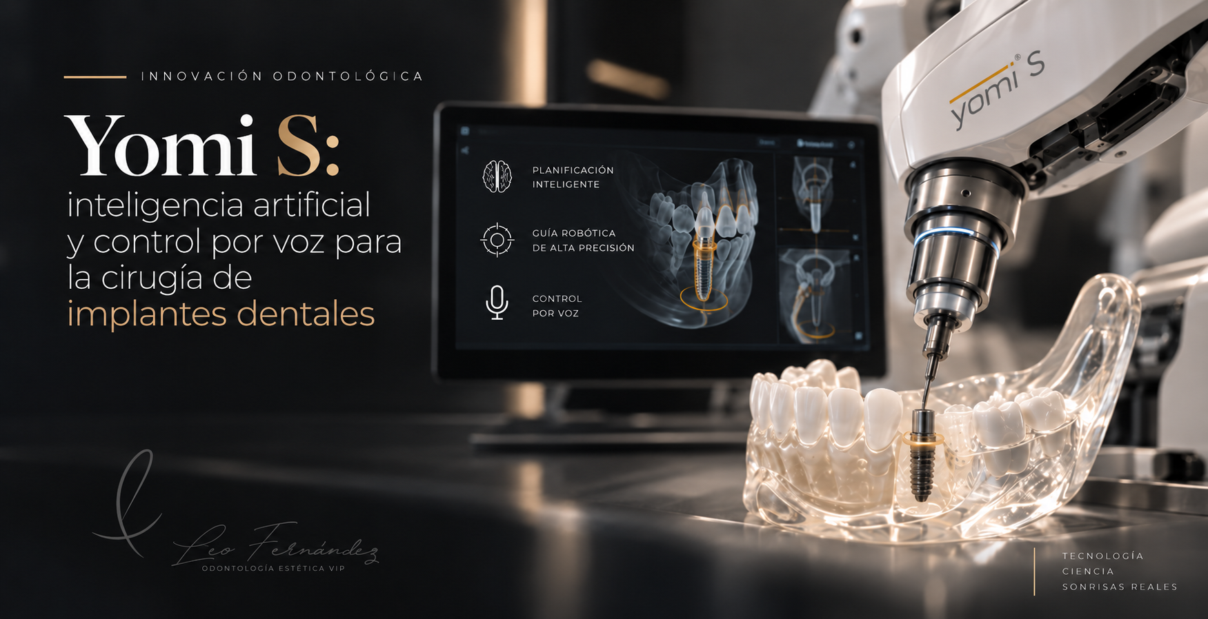 Yomi S: robótica dental con inteligencia artificial para cirugía de implantes dentales